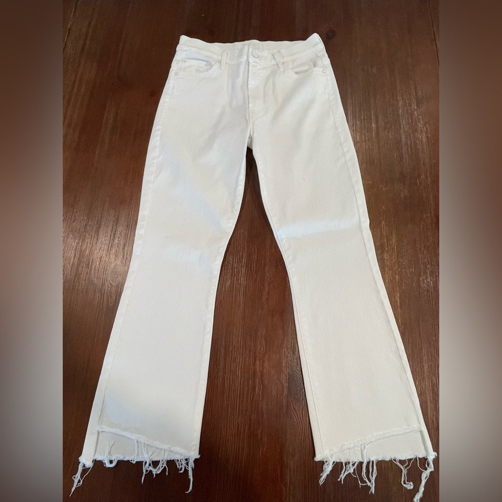 MOTHER | Insider Step Crop Fray | Glass Slipper | 28